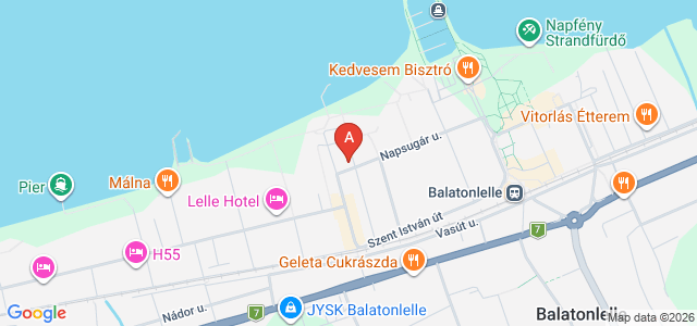 Balatonlellei szállás