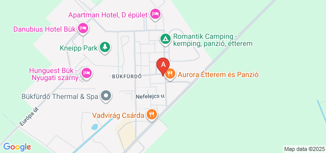 Bük, Bükfürdői szállás