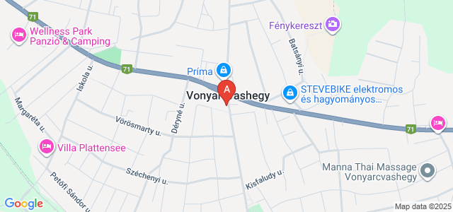 Vonyarcvashegyi szállás