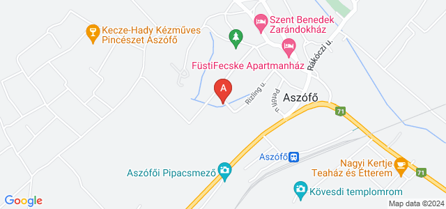 Aszófői szállás