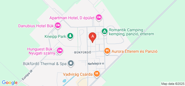 Bük, Bükfürdői szállás