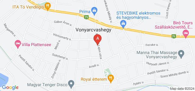 Vonyarcvashegyi szállás